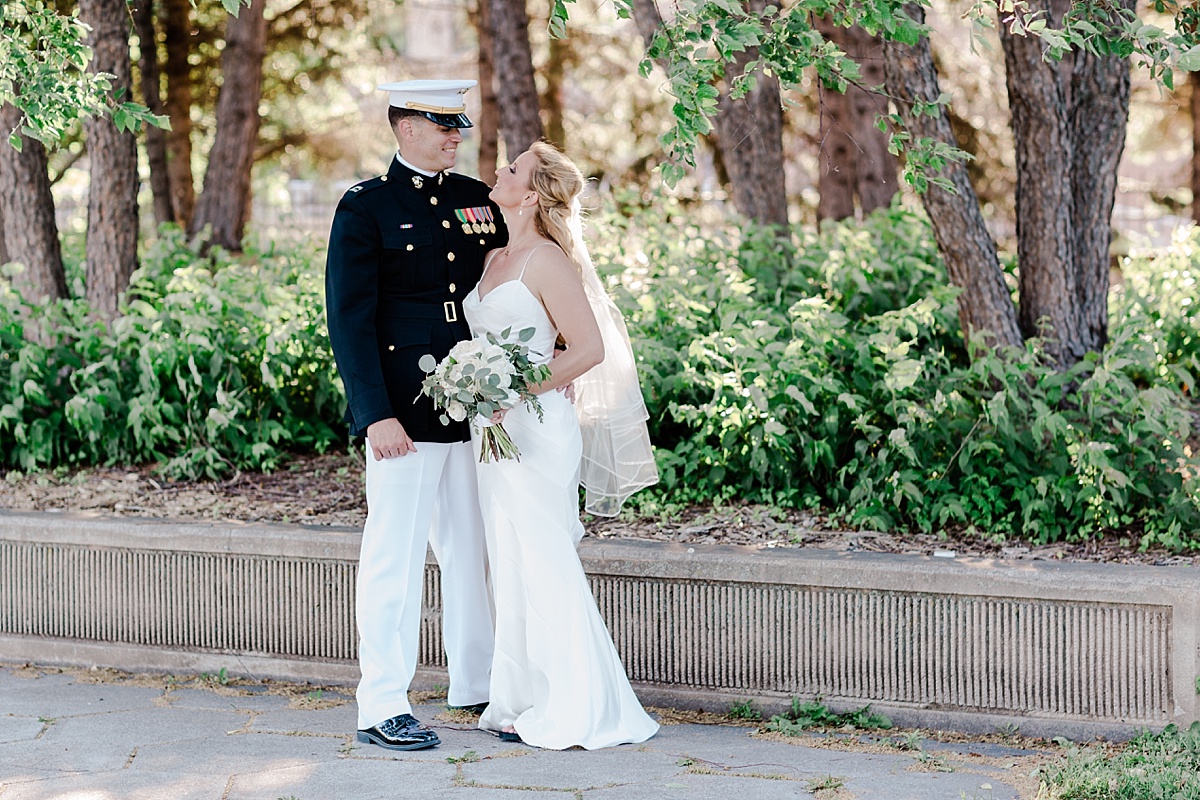 military couple greysolon moorish room wedding photography by comfort and cashmere images
