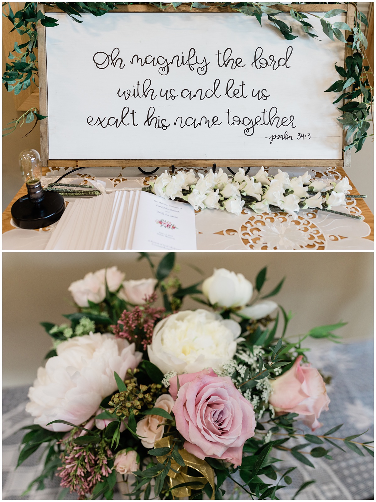 gorgeous florals and decor at a lovely mount of olives wedding in Duluth, MN. Images by Comfort & Cashmere.
