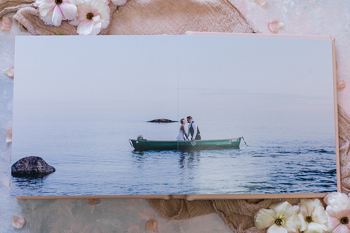Kiss Wedding Album Comfort and Cashmere Images Wedding Photography