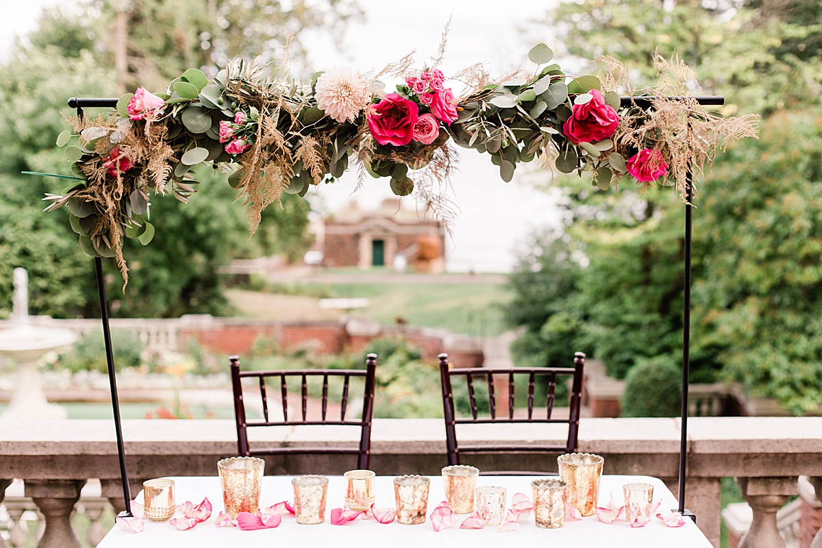 Glensheen Mansion Wedding Table Setting Overlooking Lake Superior