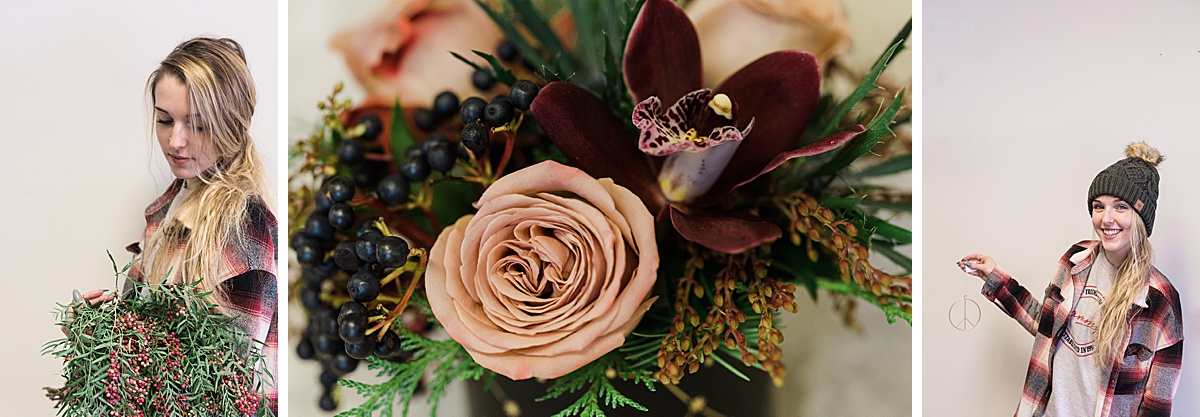 black friday florals from saffron and grey floral shop in duluth, mn 
